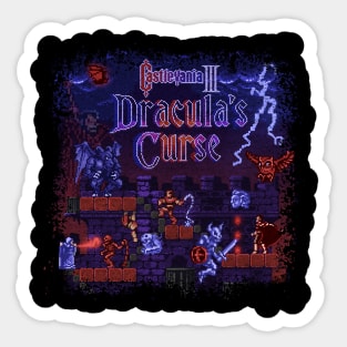 Curse Vania Dracula's Castle 3 Sticker